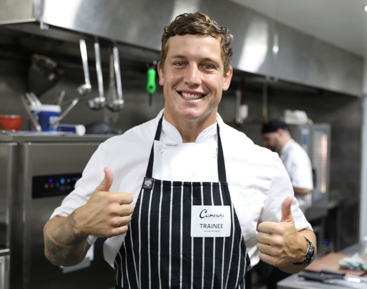 Cameron’s Kitchen Supports Gold Coast football star Jarrod Wallace